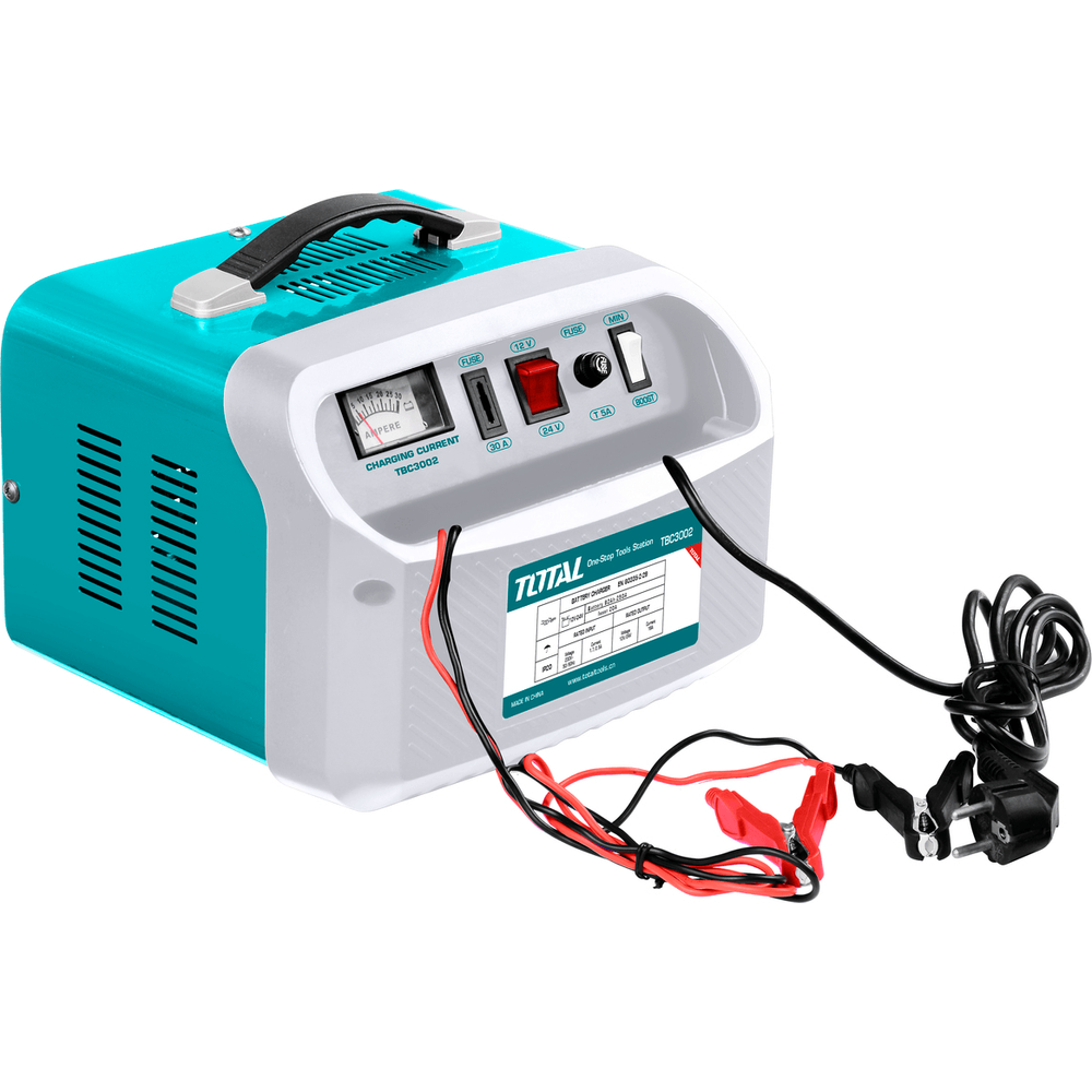 Total TBC3002 Car Battery Charger 20A | Total by KHM Megatools Corp. Total TBC3002 Car Battery Charger 20A | Total by KHM Megatools Corp.